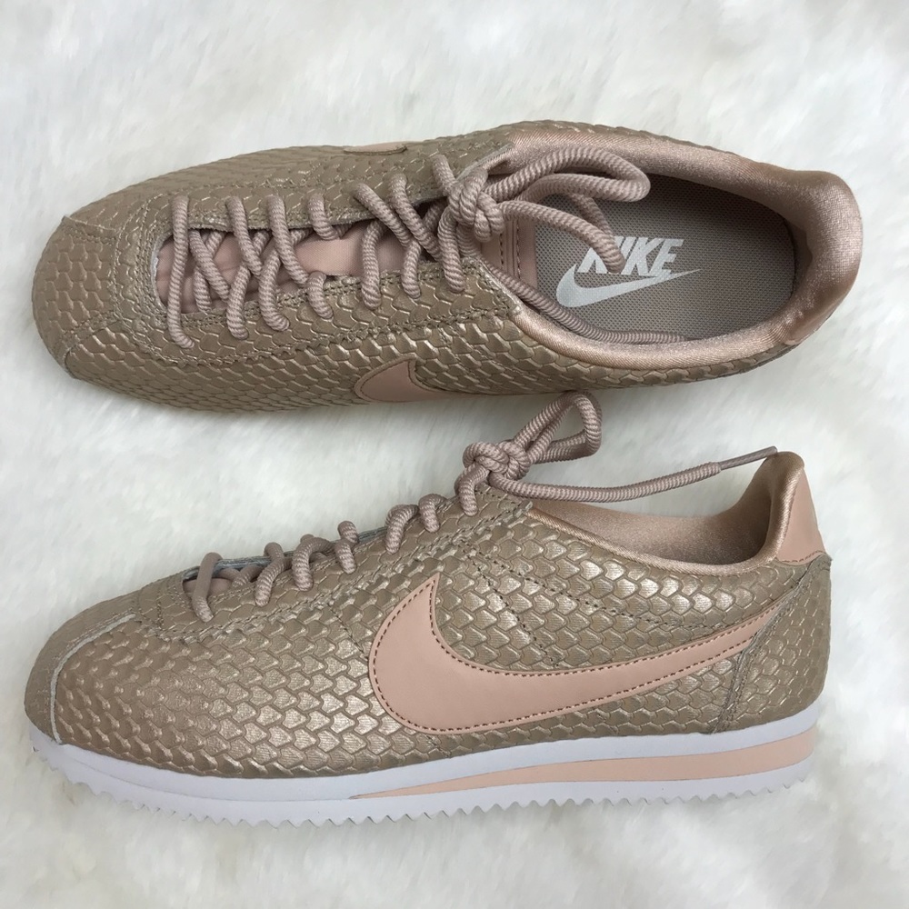Nike Gold Fish Scale Cortez Sneakers - Picture 3 of 8